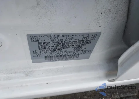 2024 Nissan Versa 1.6 Sv from USA, damaged, VIN 3N1CN8EV9RL849130